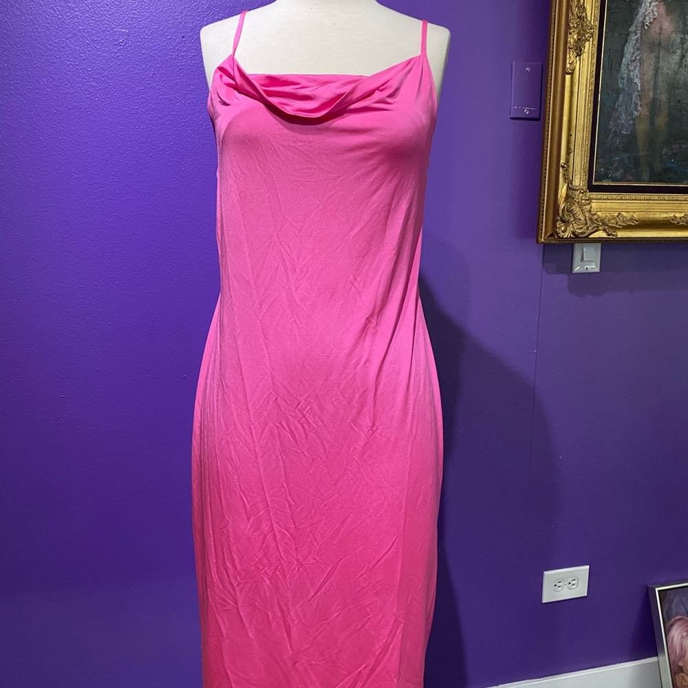 L'AGENCE Strapless Pink Dress